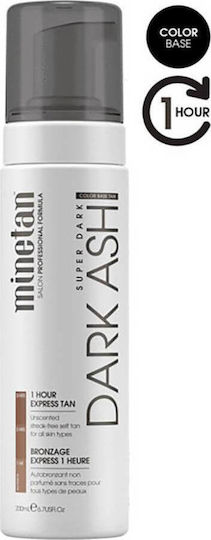 MineTan BodySkin Dark Ash Self Tanning Mousse Σώματος Dark Super Dark 200ml