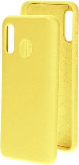 Evelatus Soft Back Cover Silicon Galben (Galaxy A20e)