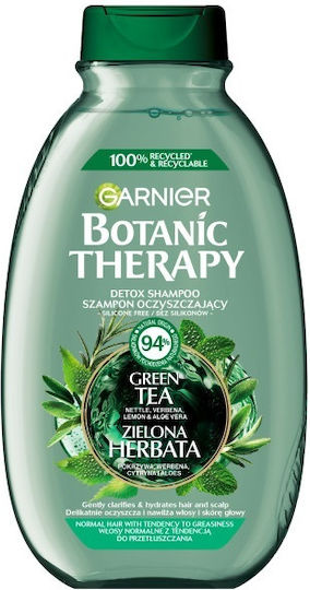Garnier Botanic Therapy Green Tea Eucalyptus & Citrus Shampoos Shine for All Hair Types 400ml