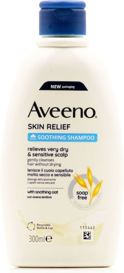Aveeno Skin Relief Shampoos für Empfindliche Kopfhaut für Trocken Haare 300ml