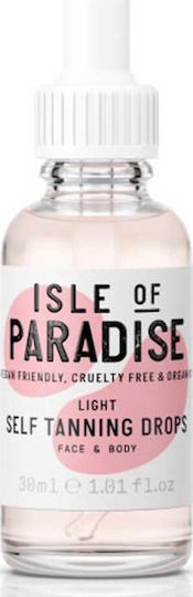 Isle of Paradise Self Tanning Drops for Face and Body Light 30ml