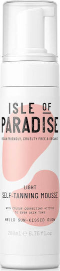 Isle of Paradise Self-Tanning Mousse Автобронзант Мус Body Светъл 200мл