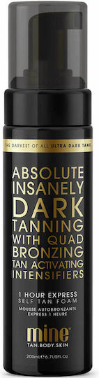 MineTan BodySkin Absolute X60 Self Tanning Mousse Σώματος Ultra Dark 200ml