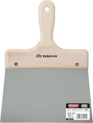 Benman 70913 Σπάτουλα με Inox Λάμα 180mm και Ξύλινη Λαβή