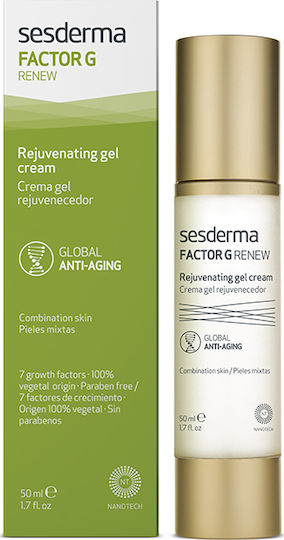 Sesderma Factor G Renew Хидратиращ Гел за Лице Дневен Крем с Колаген и Центела Азиатика 50ml