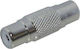Μετατροπέας RCA female σε RCA female Ασημί 10τμχ 01.099.0150