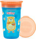 Nuby Παιδικό Ποτηράκι από Πλαστικό Γαλάζιο 300ml για 10m+