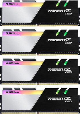 G.Skill Trident Z Neo 64GB DDR4 RAM με 4 Modules (4x16GB) και Ταχύτητα 3600 για Desktop