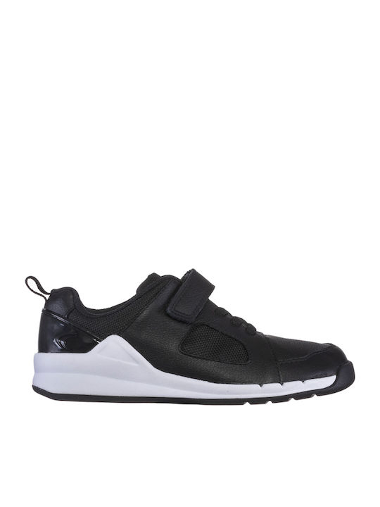 Orbit Ride Παιδικά Sneakers Ανατομικά με Σκρατς Μαύρα