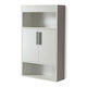 Martin Alon 7 Melamina Laundry Bathroom Cabinet L63xD20xH105cm White