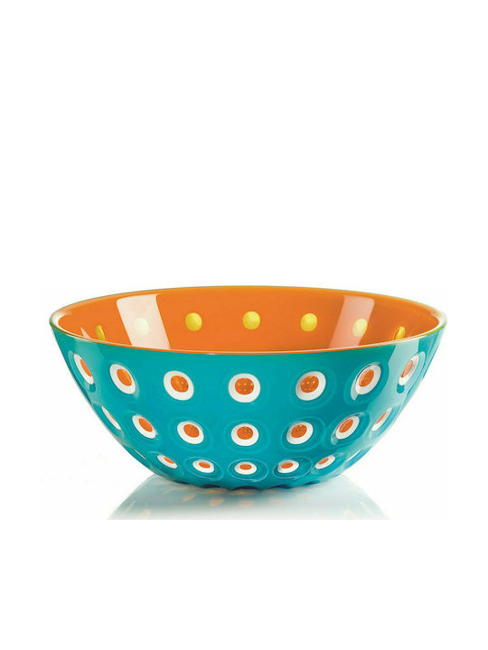 Guzzini La Murrine Plastic Salad Bowl Blue-Oran...