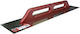 Modeco Finishing Spatula Inox 13x68cm Finishing Spatula Inox 680x130mm with Wooden Handle MN-73-395