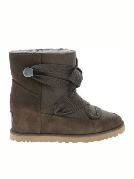 UGG Classic Suede Women's Ankle Boots Platform ...