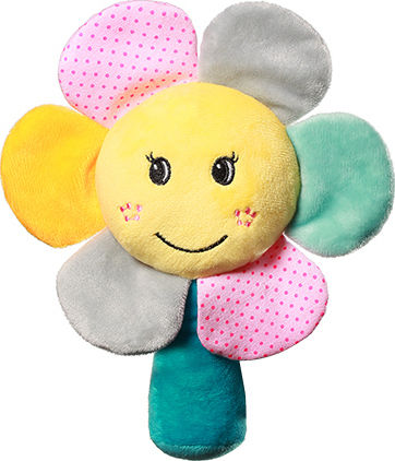 Babyono Rattle Rainbow Flower for 6++ Months