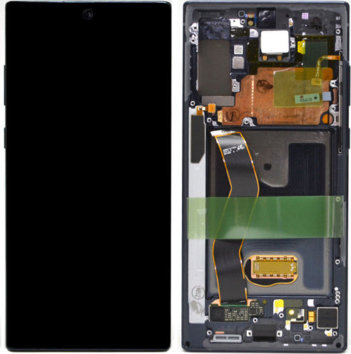 Samsung O ecran cu Mecanism Tactil și Cadru pentru Galaxy Note 10 (Argintiu)