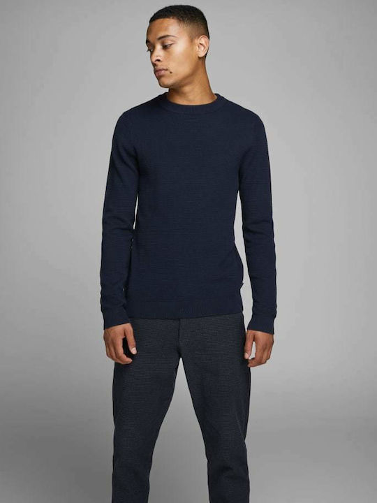 Jack & Jones Men's Long Sleeve Sweater Dark Blue