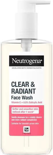 Neutrogena Visibly Clear Течен Почистване Лице за Акнеична Кожа 200мл