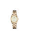 Q&Q Watch with Pink Gold Metal Bracelet