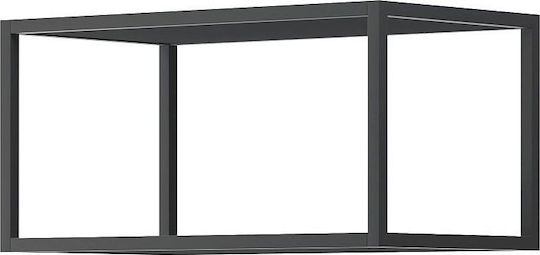 Wall Shelf Black 60x35x30cm 38106 ENJ M 60