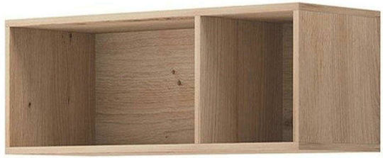 Wandregal 90x35x30cm Natur Eiche