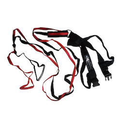 Yakimasport Speed Training Gurt Elastisches Band Widerstandsniveau Schwer Schwarz