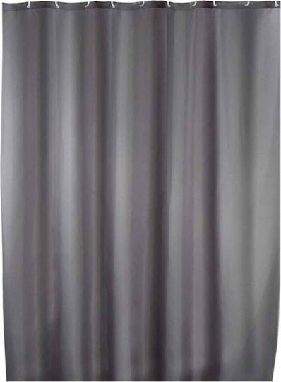 Wenko Κουρτίνα Μπάνιου 180x200 Plain Grey Αντιμουχλική