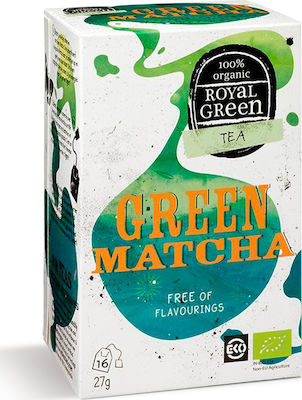 Royal Green Matcha Τσάι Βιολογικό 16 Φακελάκια 27gr