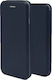 Book Δερματίνης Μπλε (Redmi Note 8 Pro)
