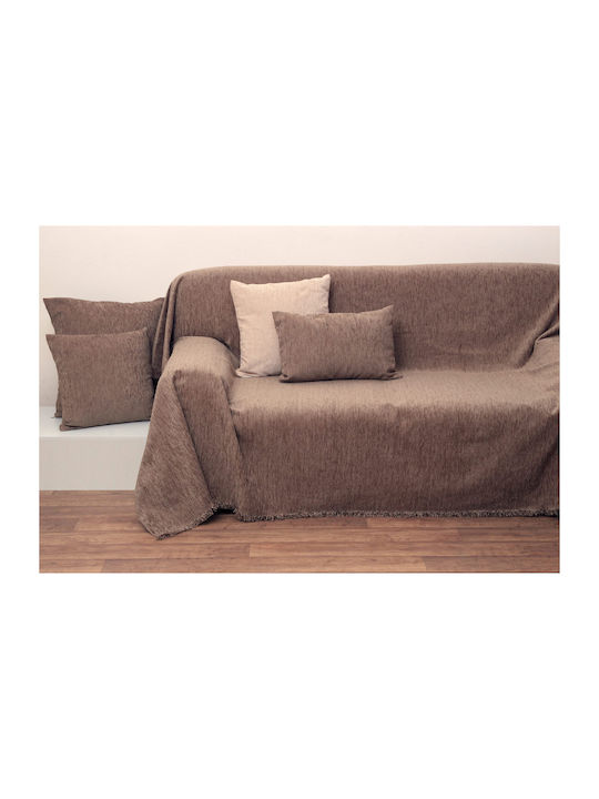 Anna Riska Armchair Throw 1300 180x180cm Greige...