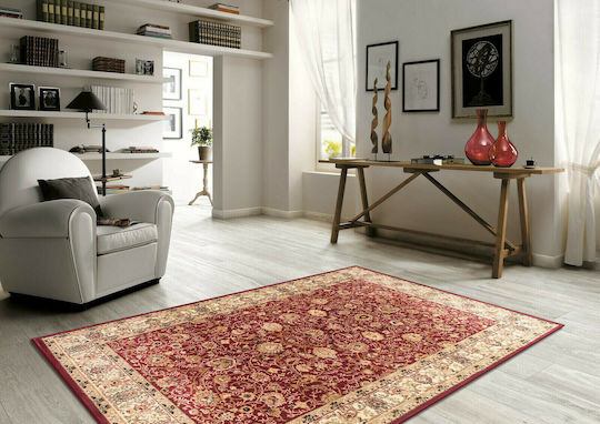 Newplan Bedroom Rug Set Burgundy 5-30-KLASSIK-1533A-SET067 (2x140 1x200) 3 Pieces