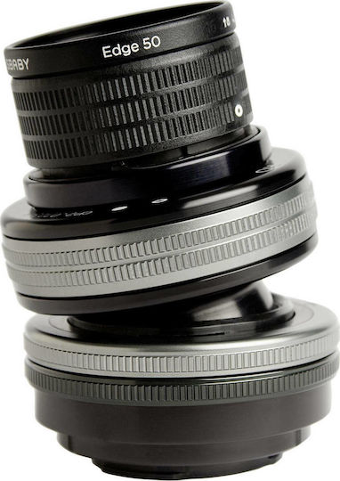 Lensbaby Cadru complet Obiectiv Foto Composer Pro II with Edge 50 Optic Standard / Tilt-Shift pentru Montura Canon RF Black