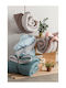 Vesta Home Πάπλωμα Υπέρδιπλο 220x230εκ. Micro Πετρόλ-Σιέλ 300 GSM 12.5 togs