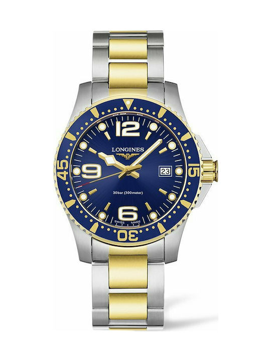 Longines Hydroconquest L3.740.3.96.7 Blue Silver Skroutz.gr