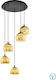 Eglo Albaraccin Pendant Chandelier for 5 Bulbs E27 Gold