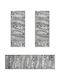 Sprintzio Modern Bedroom Rug Set Sand 3 Pieces
