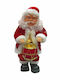 XMASfest Santa Claus Battery Red 27x14cm και Τύμπανο