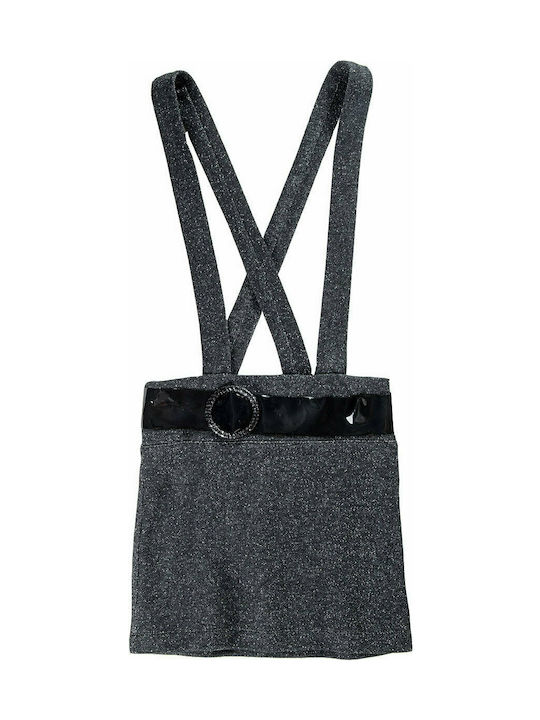 Kids Skirt Overalls Gray