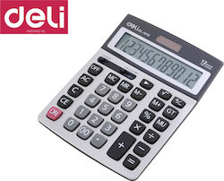 Deli 1616 Calculator 12 Digits in Silver Color E1616