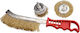 MTX Set Wire Brushes for Drill & Hand 3pcs 744849 Hand Tool Set 3pcs