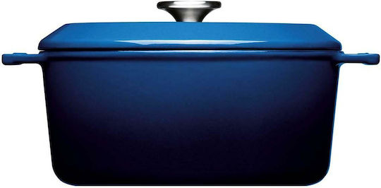 Woll Cobalt Blue Iron Βαθιά Κατσαρόλα από Μαντέμι 4.2lt / 24cm Cobalt Blue