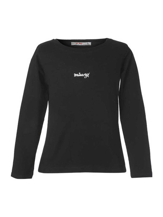 Energiers Kids' Shirt Long Sleeve Black