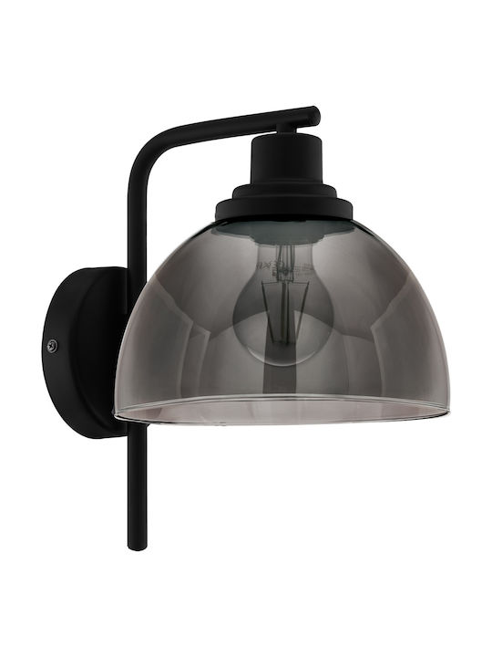 Eglo Beleser Lamp Wall Black 25.5x20.5x27cm