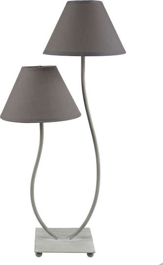 Art et Lumiere Metal Lampă de masă cu Abajur Gri și Bază