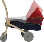 Plan Toys Puppenwagen aus Holz 49 cm.