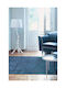 Aslanis Home Aria Set Modern Schlafzimmer-Teppichsets Wolle Navy Blue 3Stück