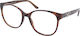 Jimmy Choo Damen Acetat Brillengestell Braun Schildpatt JC242 086