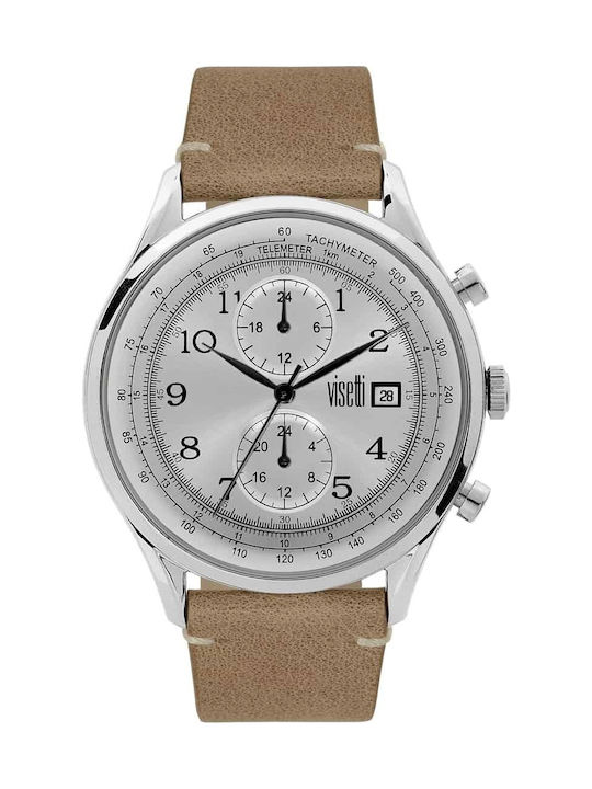 Visetti Apollo Ανδρικό Ρολόι 44mm Μπαταρίας με ...
