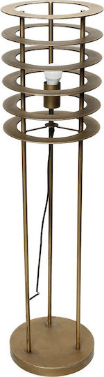 Espiel Floor Lamp H55xW21cm. with Socket for Bulb E27 Gold