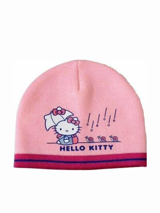 Stamion Hello Kitty Παιδικό Σκουφάκι Πλεκτό Ροζ
