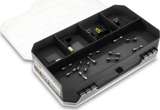 Dual Side Organizator pentru Compartimentul de Unelte 10 Locuri Neagră 21.3x12.5x5cm.